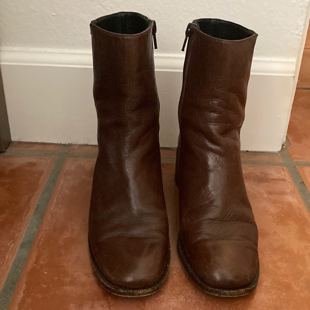 Vintage Cole Haan Brown Leather Boots | Women's Fashion Footwear